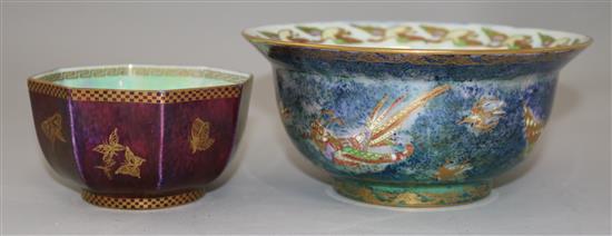 A Daisy Makeig Jones for Wedgwood bowl and another bowl